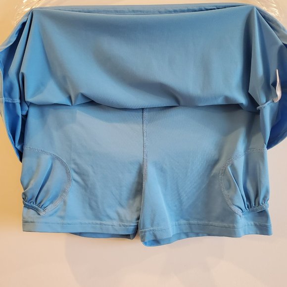 Pure Lime Athletic Running Tennis Golf Skort Blue Stretch Size Medium M - Picture 5 of 7